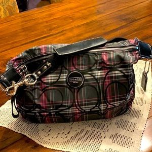 Coach Plaid Purse